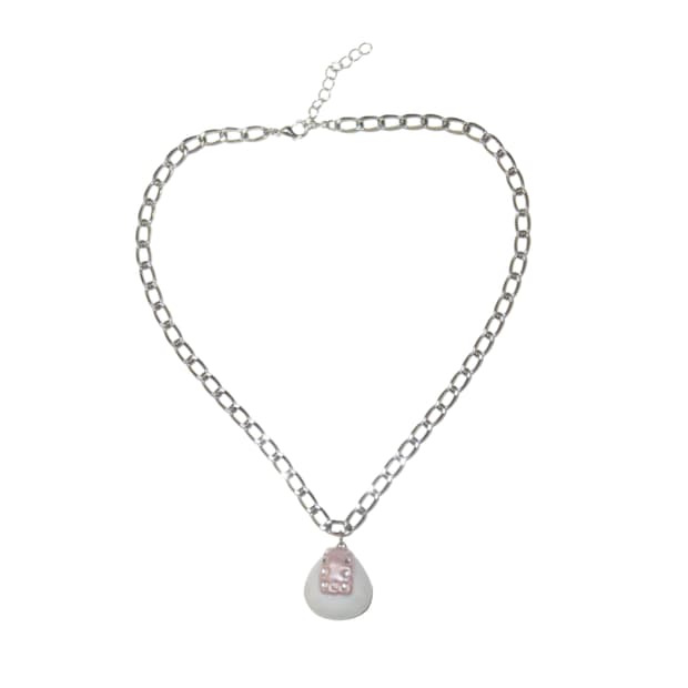 Pink Onigiri Necklace 