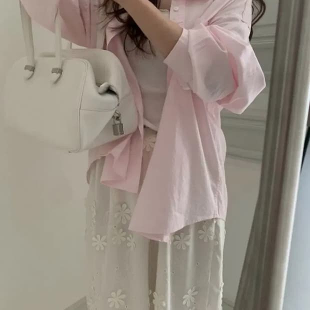 프리티영띵 워싱 칼라셔츠