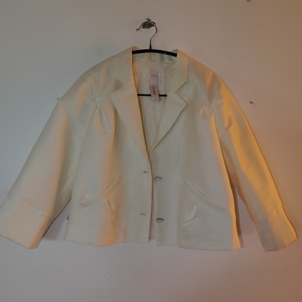 Anne Valérie Hash silk cropped jacket