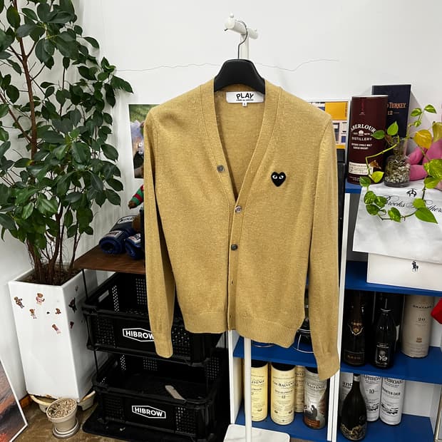 꼼데가르송 울 가디건 S