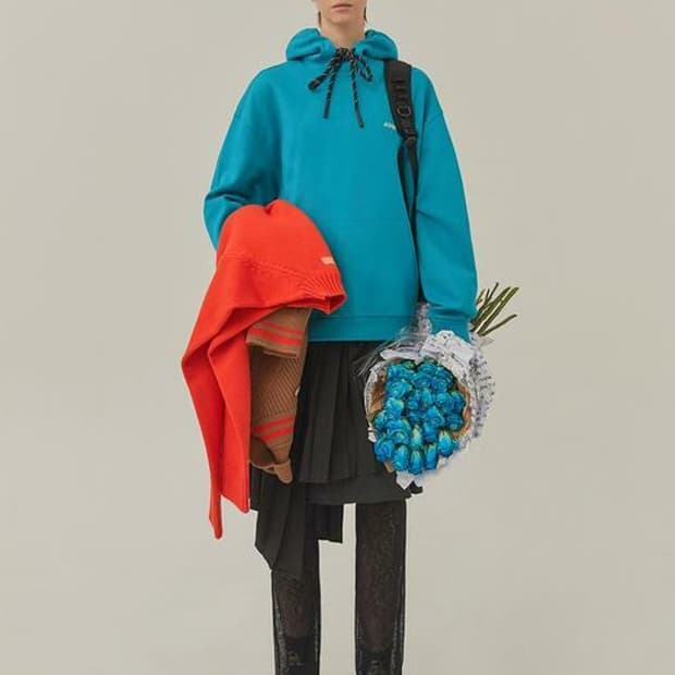 아더에러 자수로고 후드티 1 사이즈 실측 105