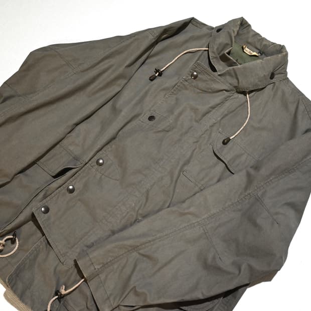 Giorgio Armani 90s coated millitary park