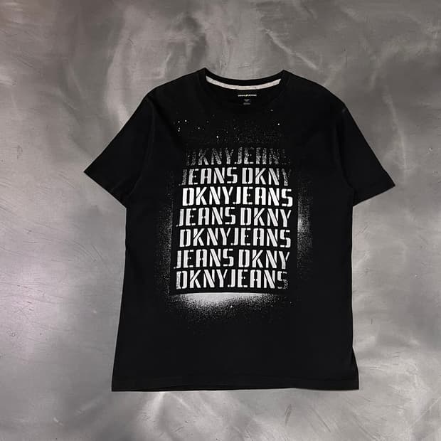  dkny 페인팅 반팔티 y16974