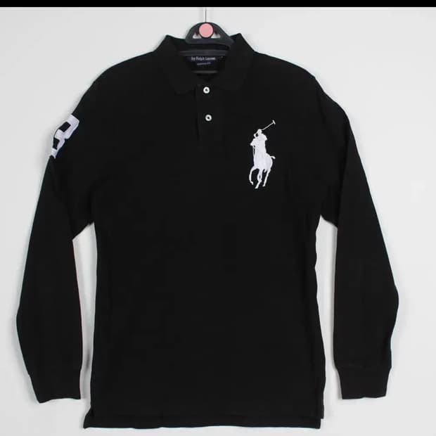 (구해요ㅠㅠ) 폴로 빅포니 카라티 블랙