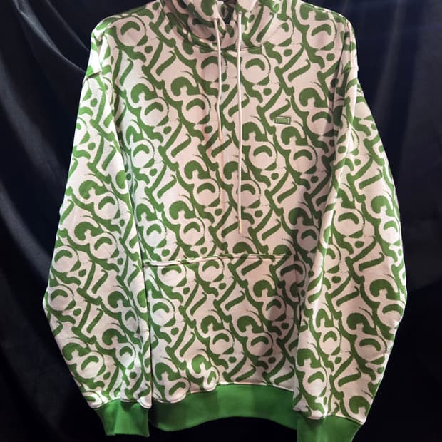 골스튜디오 에센셜 박스로고 후드티