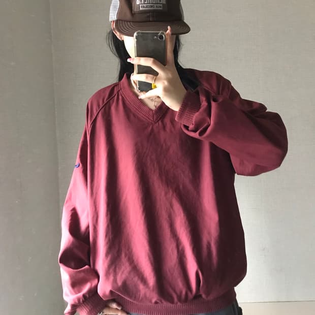 나이키 00s 버건디 웜업