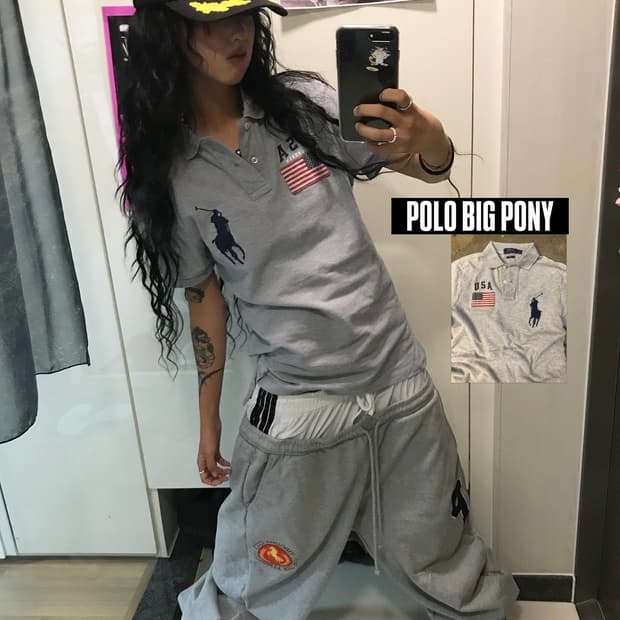 🇺🇸 폴로 빅포니 피케 & USA 패치 반팔 티셔츠 🇺🇸