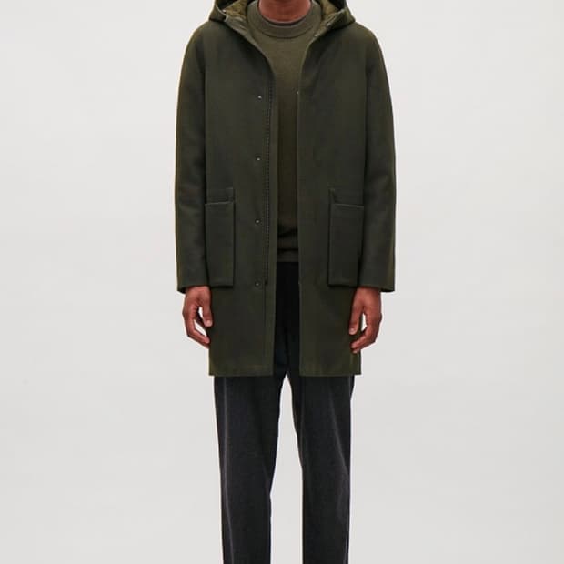 코스 COS 울 캐시미어 후드 코트 48