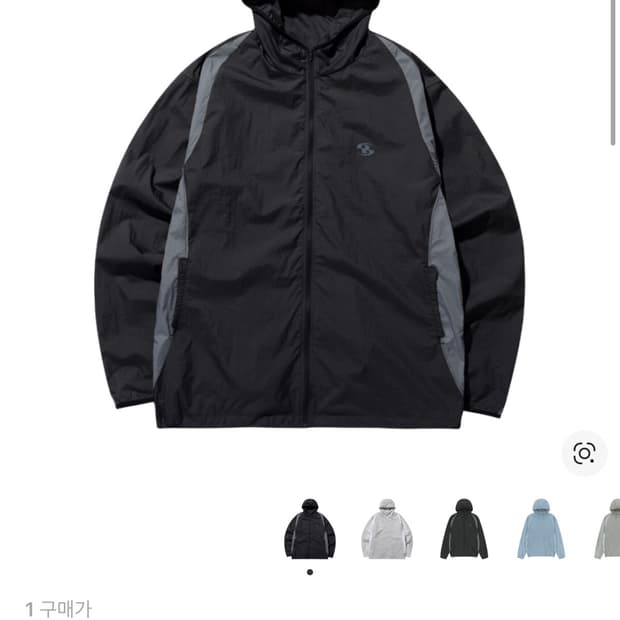 산산기어 23SS 패널드 자켓 블랙 1 size