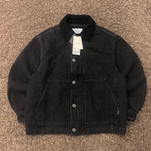 새상품 코드그라피 코듀로이 카라 데님 워크 자켓