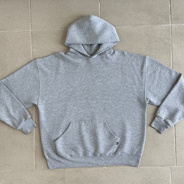 90s 빈티지 러셀 후드 그레이 XL