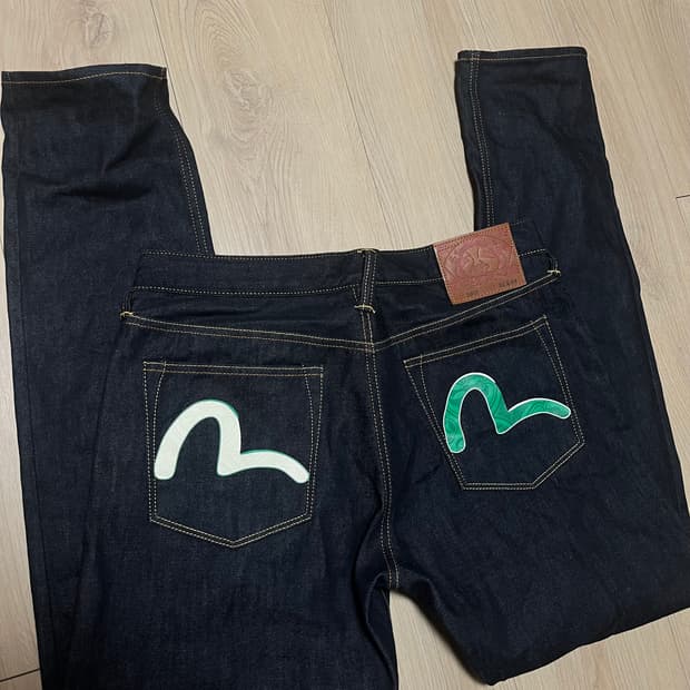 evisu 에비수 현행 캐롯핏 진 [32x34]