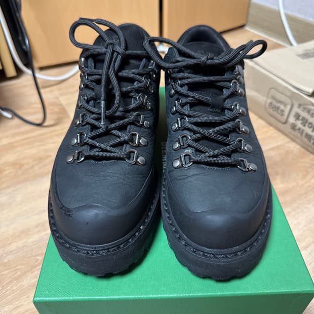 Diemme Cornaro Black leather hiking shoe