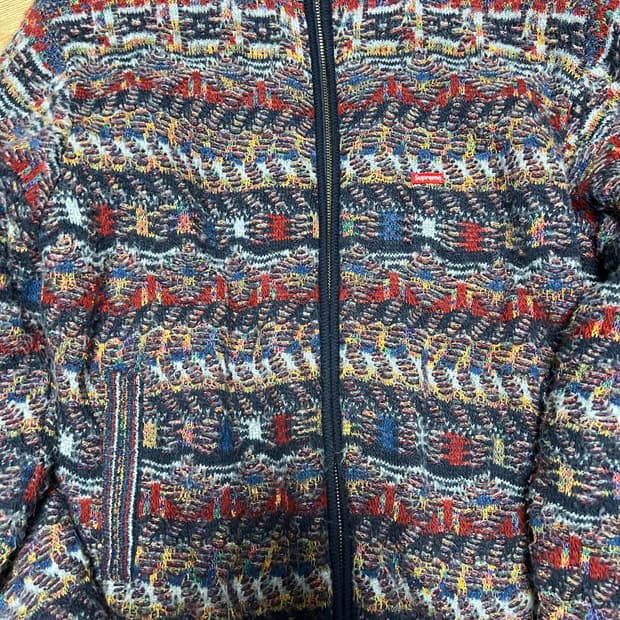 Supreme x missoni (슈프림 미쏘니) 리버시블 니트 자켓