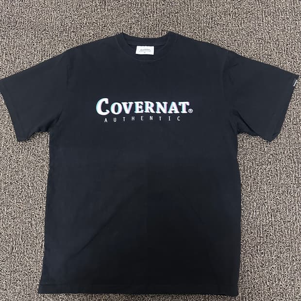 커버낫 반팔티셔츠 블랙 M