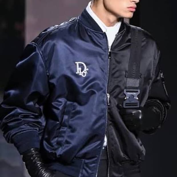 디올 주디앤 블레임 반반 봄버 자켓 52