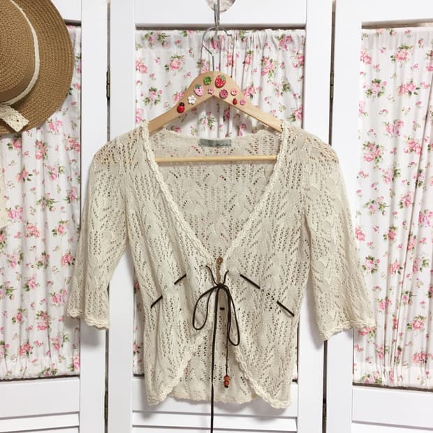 빈티지 아일렛 가디건