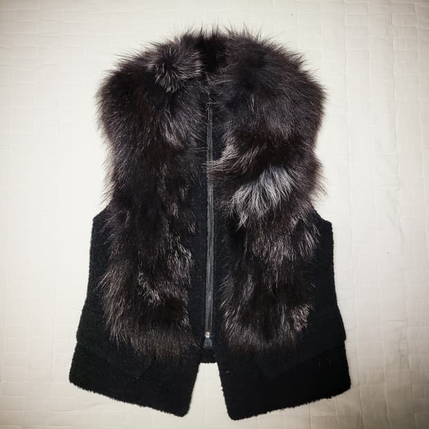 '00s City Gee Fox Fur Vest