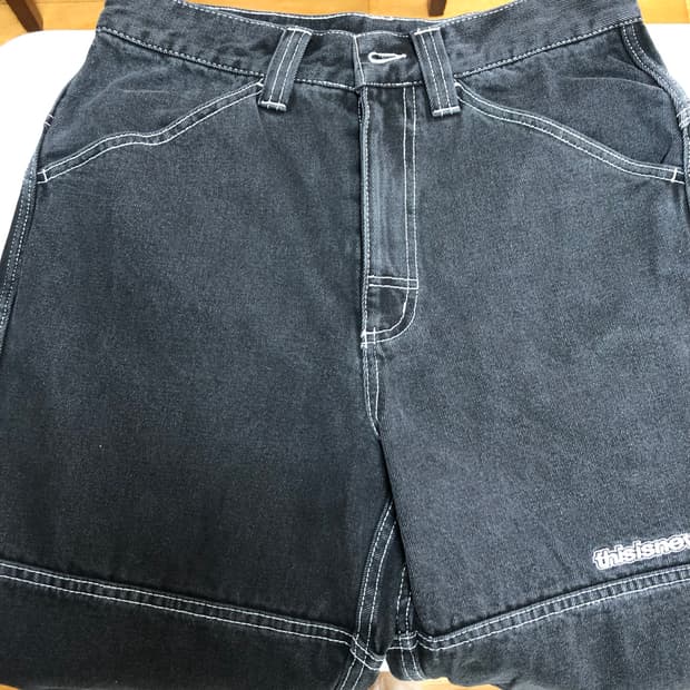 디스이즈네버댓 흑청팬츠 청바지