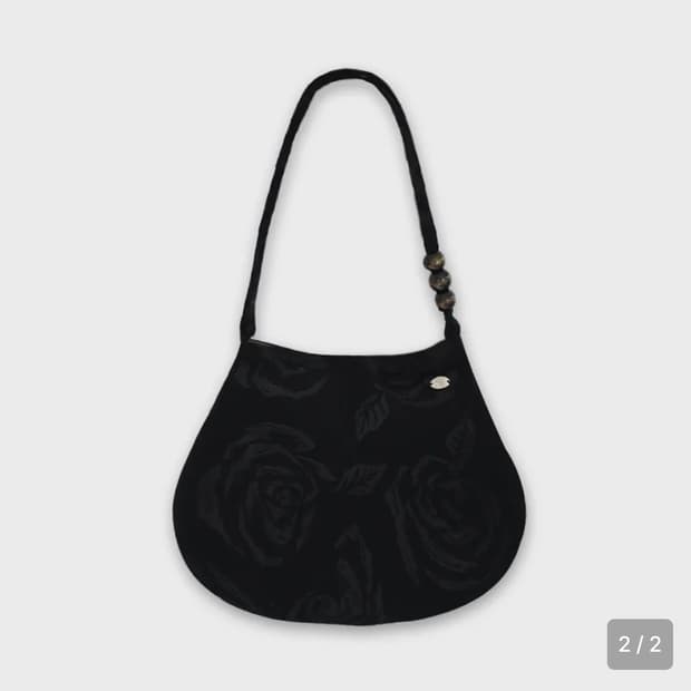 콜로신스 볼 백 로즈 블랙 bowl bag rose black 숄더백
