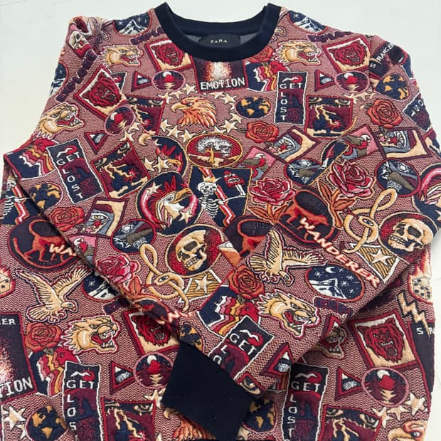 일본 자라 남성니트