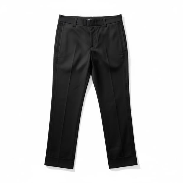 SYSTEM 검정색 남성 정장 바지 L