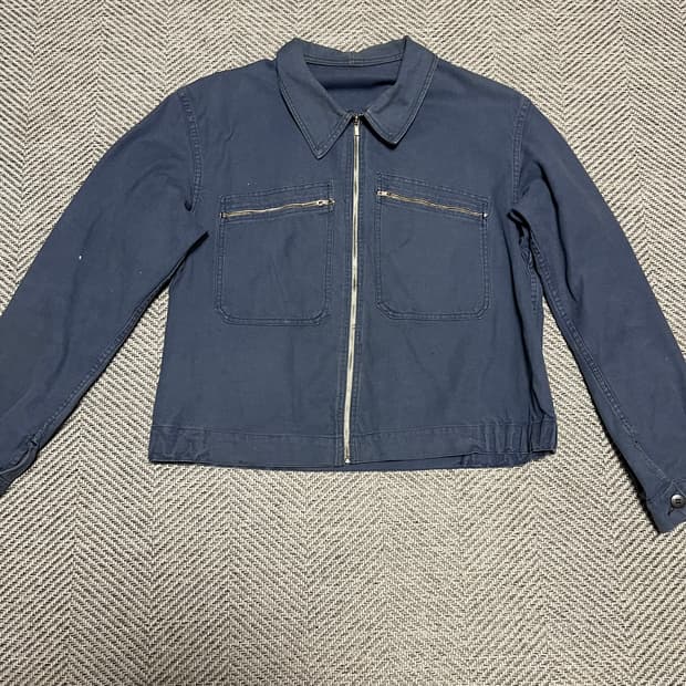 80-90s 프렌치 워크 사이클리스트 자켓