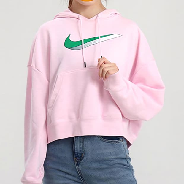 나이키 아이콘 크래시 프렌치테리 후드티 L