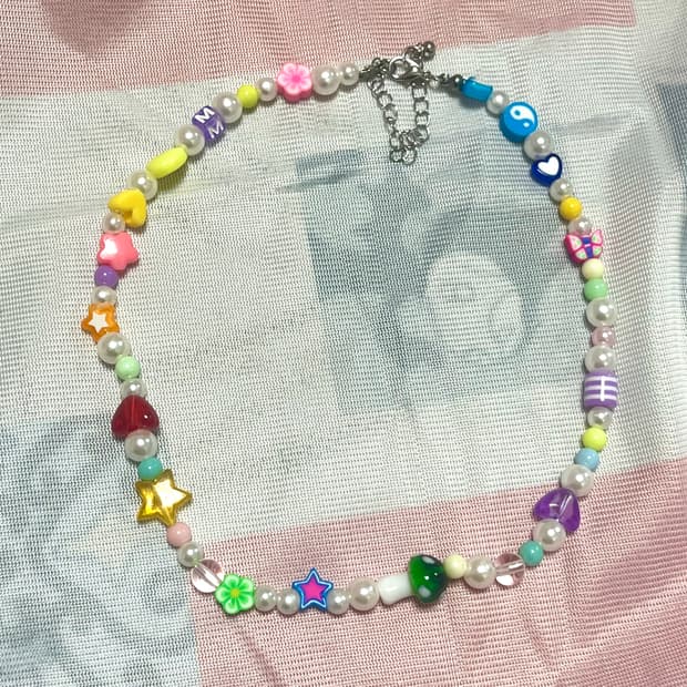 kawaii beaded necklace 