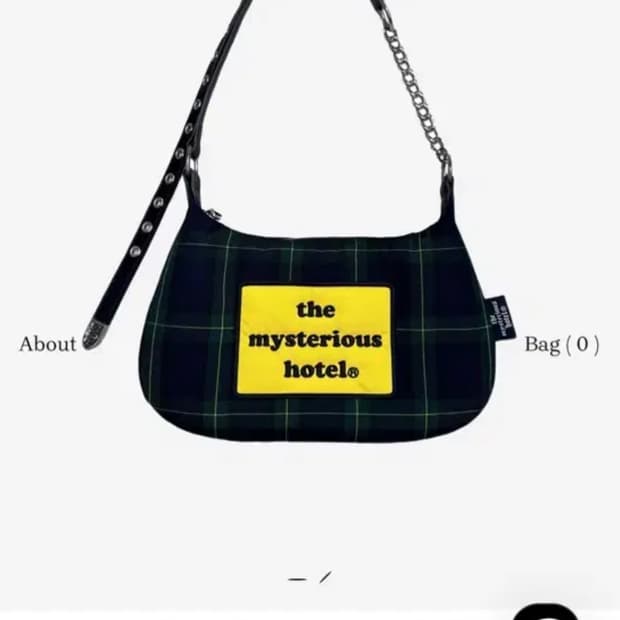 더미스테리어스호텔 WESTERN MINI HOBO BAG