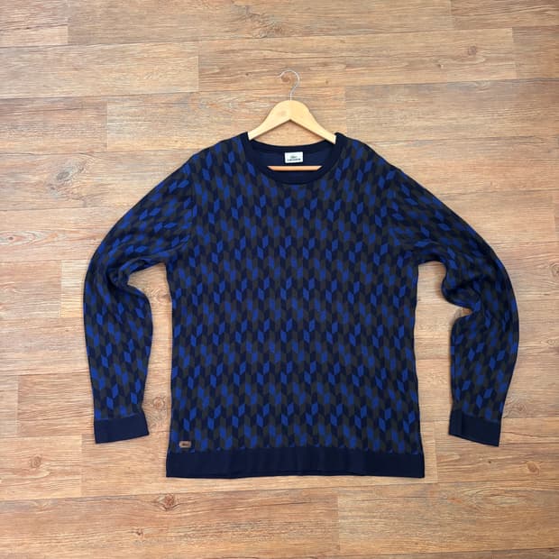 라코스테 퓨어울 빅사이즈 니트 120 명품 패턴 가성비