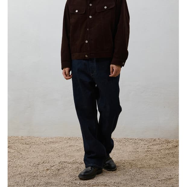 유스 코듀로이 자켓 브라운 m