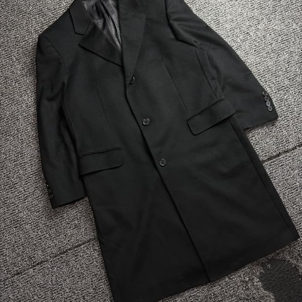 90s 지방시 아카이브 캐시미어 발마칸 코트 3747