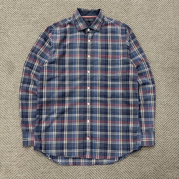 타미힐피거 체크 셔츠 v2899