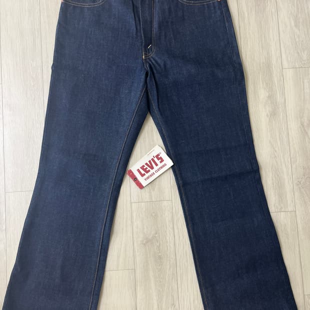 리바이스빈티지클로딩 lvc1971 517 데드스탁 부츠컷 리지드 34