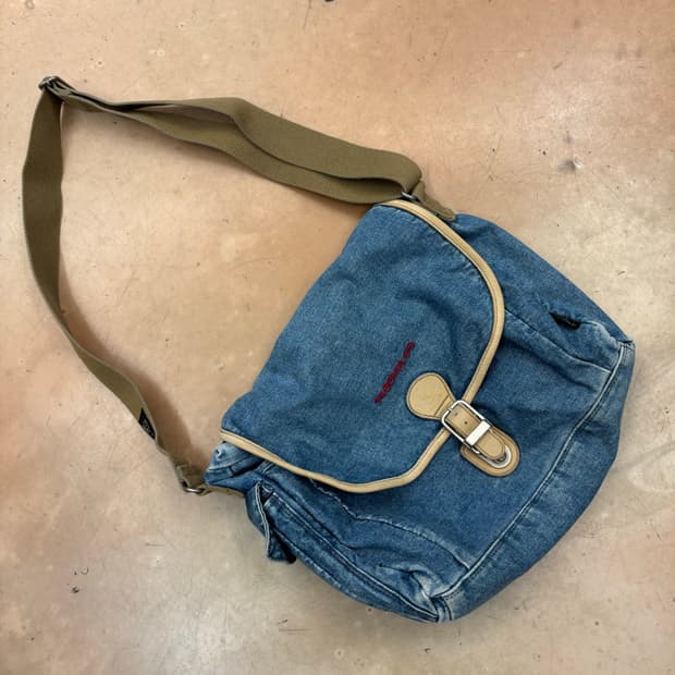 1492MILES 빈티지 데님 크로스백 OS