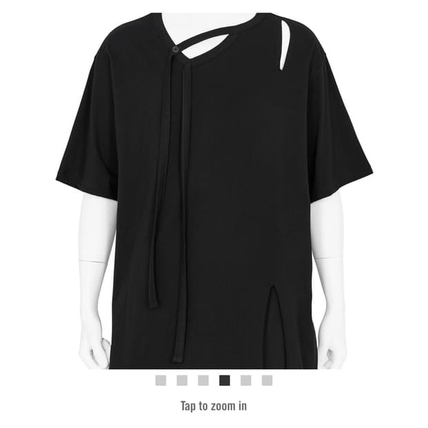 요지야마모토 푸르옴므 25ss 티셔츠