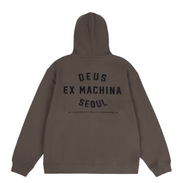 데우스 엑스 마키나 컬리지 어드레스 후드 집업 (올리브/m)