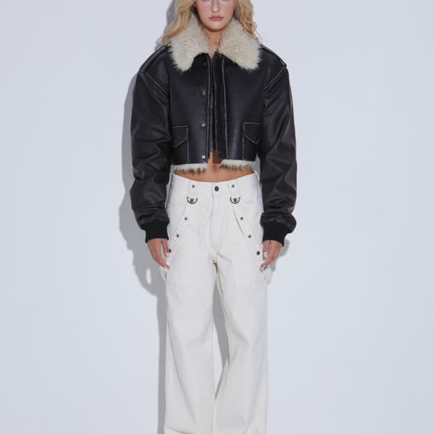 게이트리스 아일렛 카고 팬츠 아이보리 s