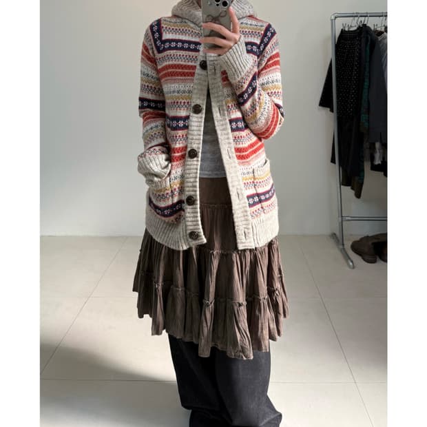 빈티지 니트 자켓