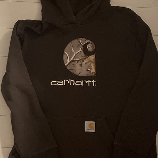 칼하트 브라운 후드티