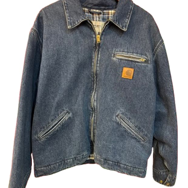 CARHARTT 칼하트 데님 디트로이트 자켓