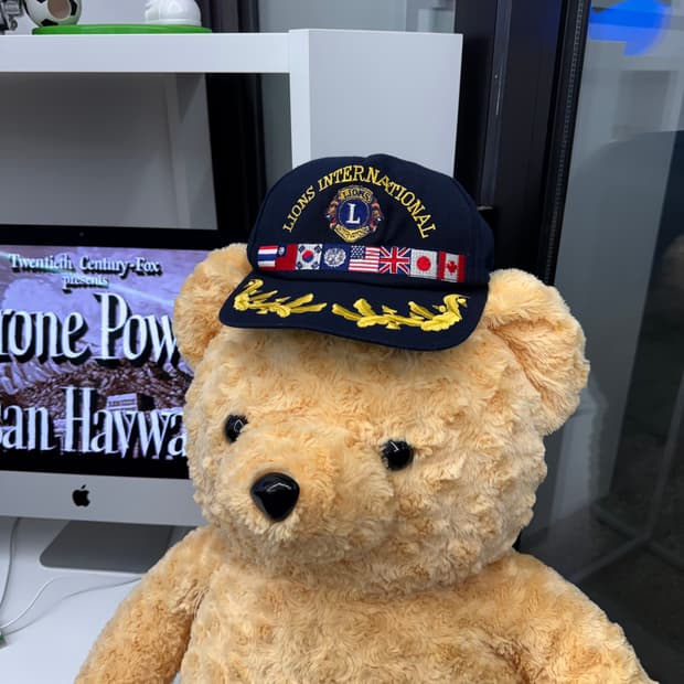 90s Lions International 만국기 빈티지 캡  