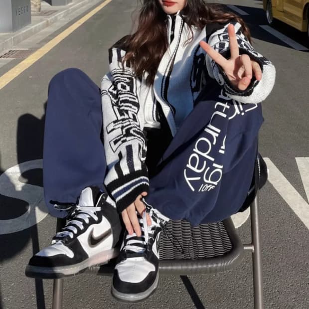 나이키 x 슬램잼 덩크 하이 SP 클리어 블랙 235