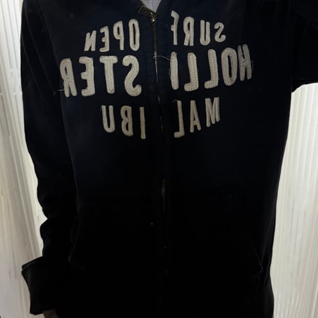 홀리스터 네이비 후드집업 m