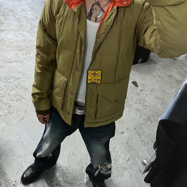 Beams western padded jacket