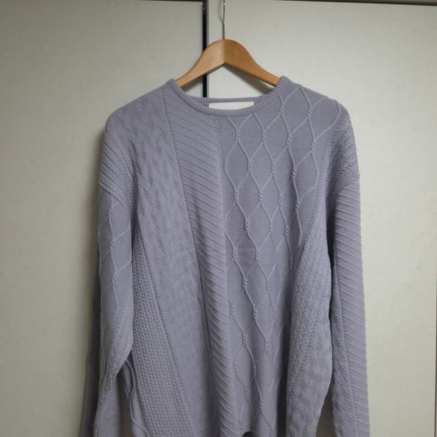 세터 satur 메시나 케이블 니트 