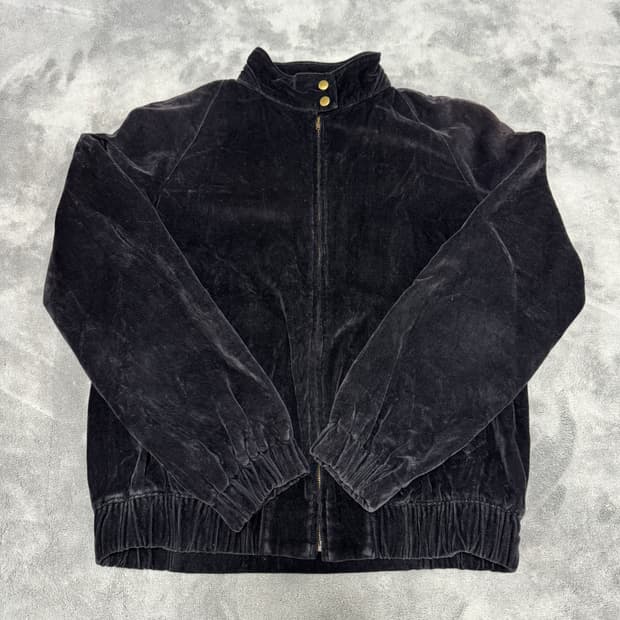 질스튜어트 벨벳 봄버 자켓