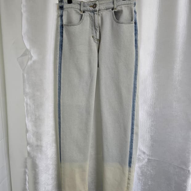 랑방 연청 데님 옆줄 바지 (1888)