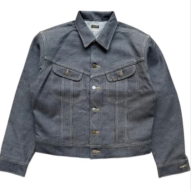 [새제품] 캐피탈 센츄리 데님 넘버7 웨스터너 자켓 48